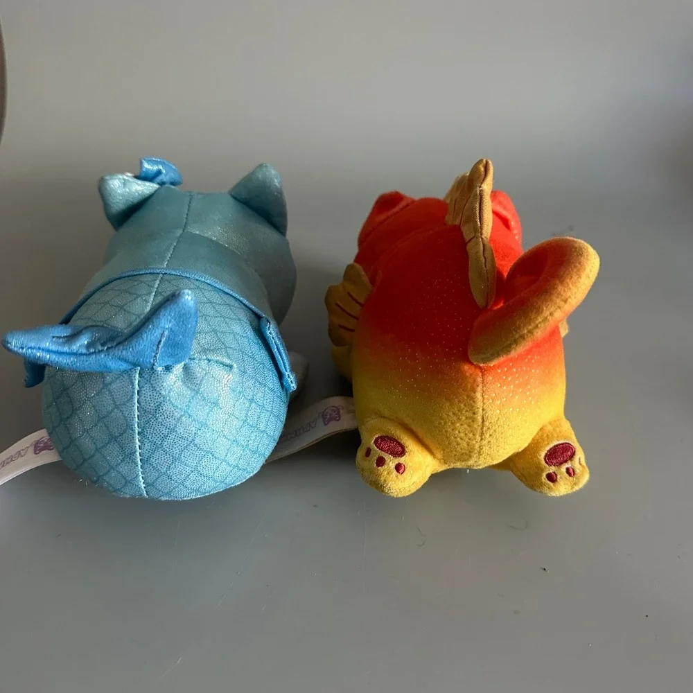 Aphmau MeeMeows Mystery Plush Mermaid Cat and Dragon Cat Celestial Set 6 Inch